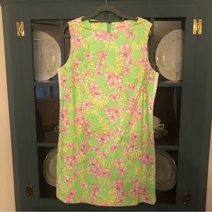 Lilly Pulitzer Originals Dress 14 | Floral Limeade Floaters Seahorse Green Pink